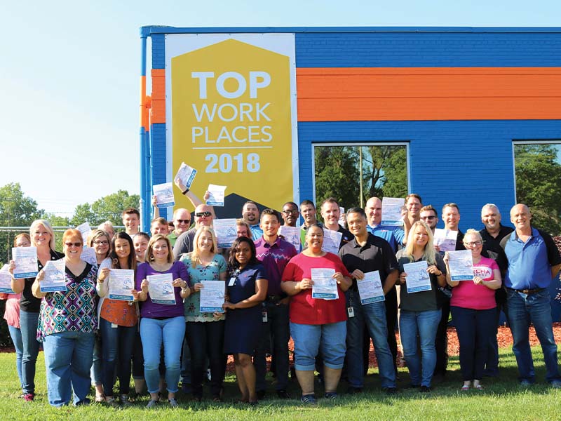Our tight-knit team has won awards like Top Workplace.