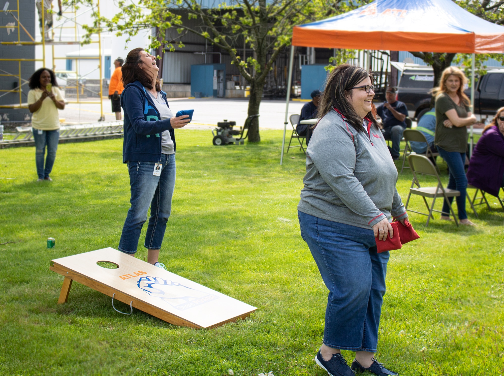 Atlas team members enjoyed lawn games and great food at this year's summer picnic.
