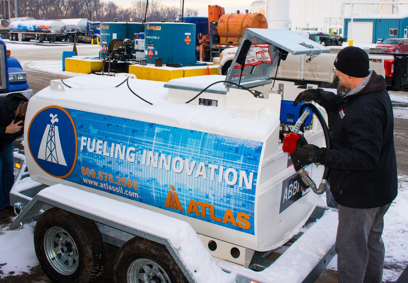 Atlas' Fueling Innovation Trailers with RIoS technology give you complete control over your fuel.
