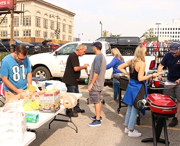 Atlas hosts a Lion's Gameday Tailgate for Customers